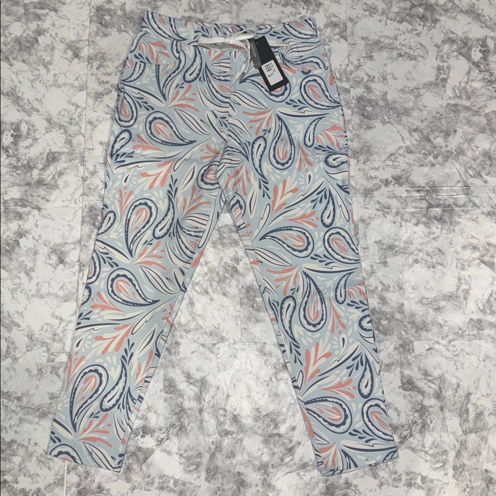 Colorful Paisley Print Pants